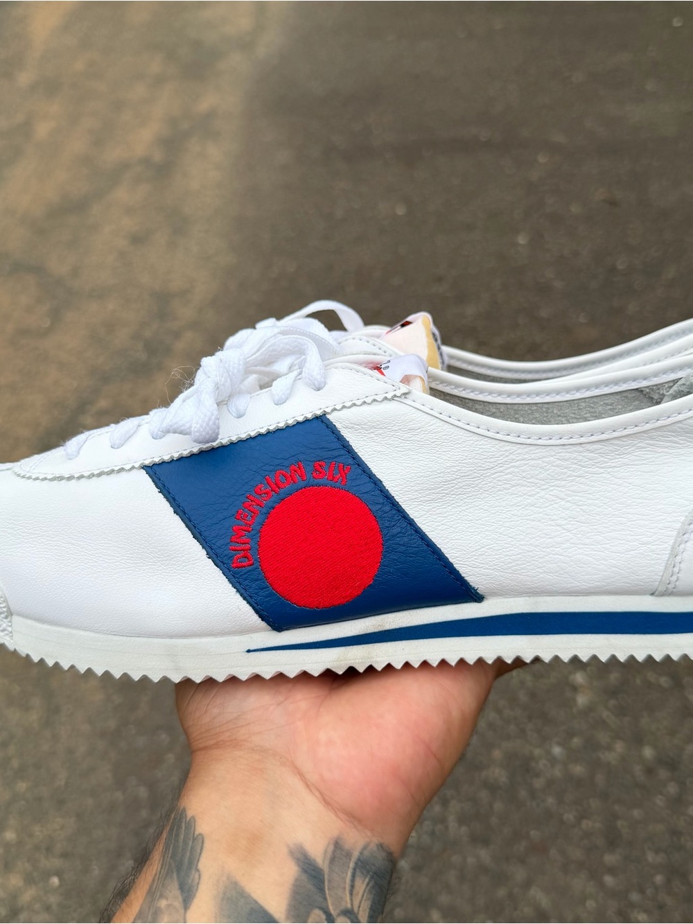 Nike Cortez Shoe Dog Pack Dimension Six Falcon White Red Blue CJ2586-101 11M - Picture 5 of 9